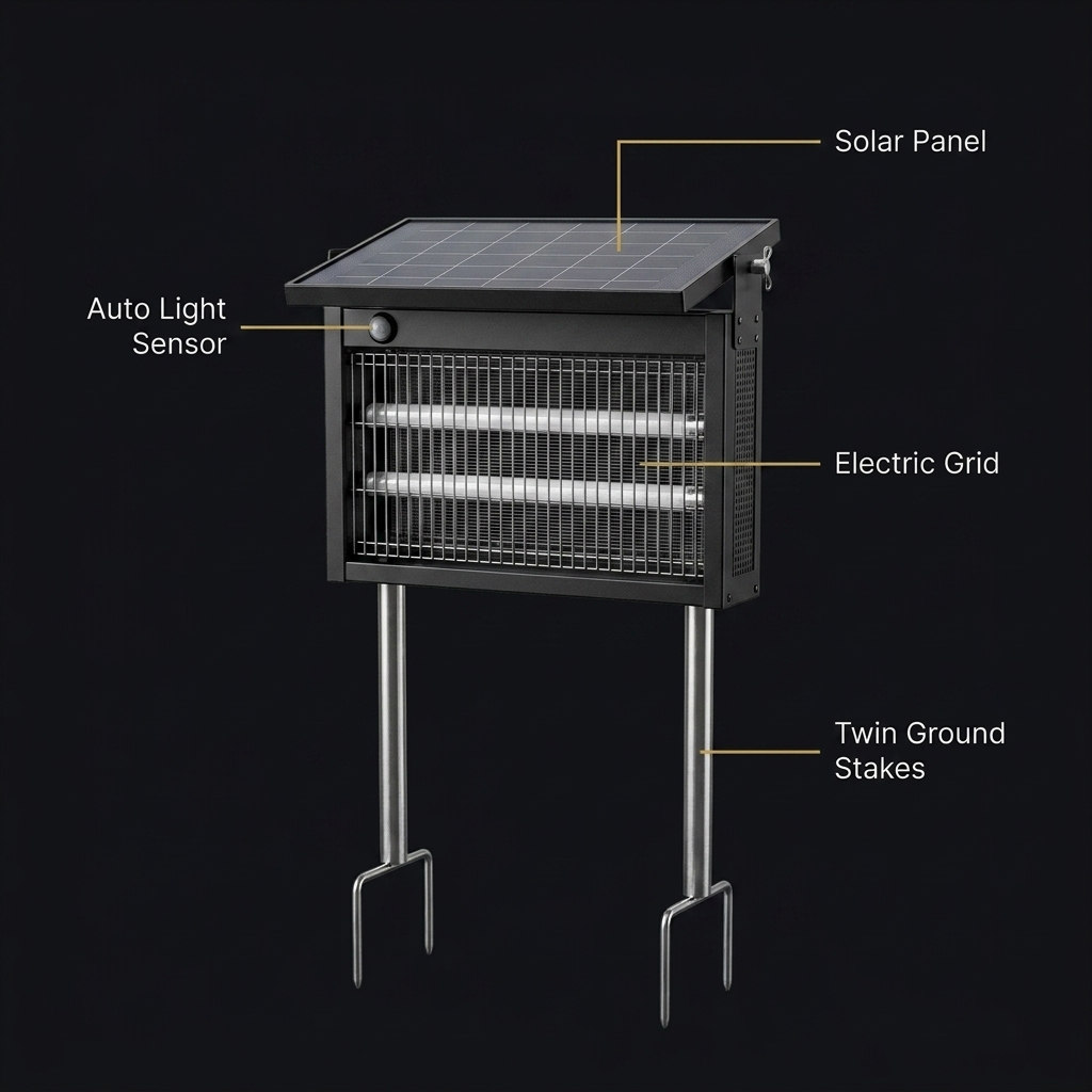 Boltyard Solar Bug Zapper