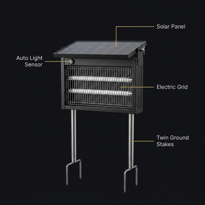 Boltyard Solar Bug Zapper