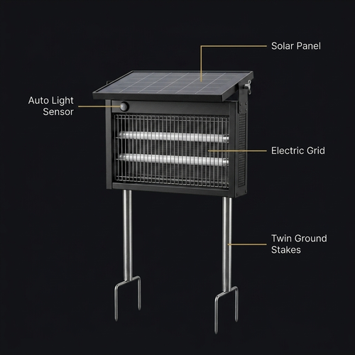 Boltyard Solar Bug Zapper